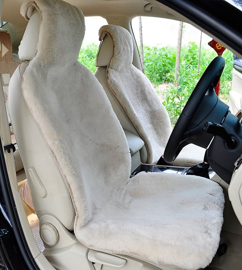 Car Seat Cover Fur Covers For Real Accessories Animal Skin Front Cat Russian Gift