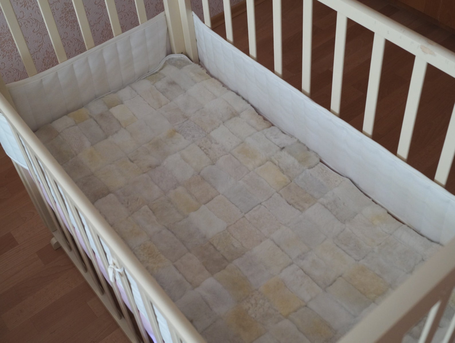 Custom Size Fur Mattress. Sheepskin Mat. Real Fur Bed Cover. Etsy