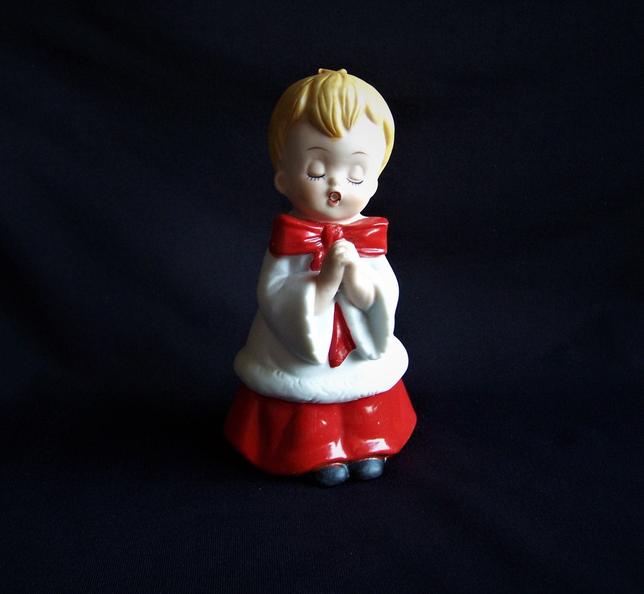 Homco Choir Boy Figurine Vintage Choir Boy Singing with His Etsy