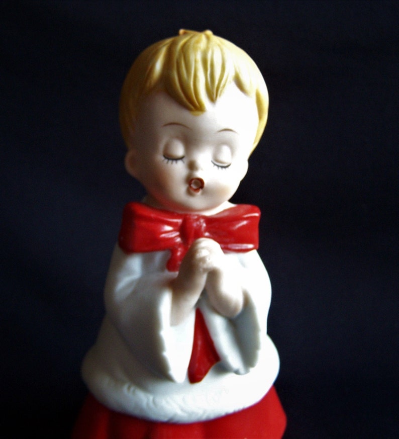 Homco Choir Boy Figurine Vintage Choir Boy Singing with His Etsy