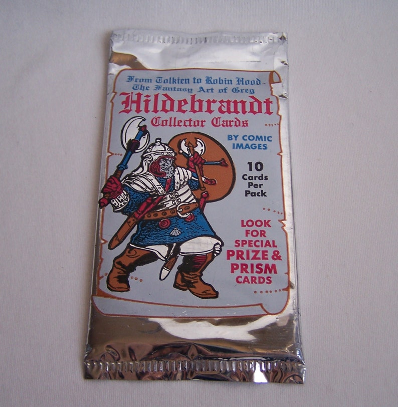 Fantasy Art Trading Cards in Unopened Packages 3 Packages of 1990s New Old Stock Trading Cards