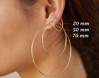 Creoles earrings Maple leavesgold plated