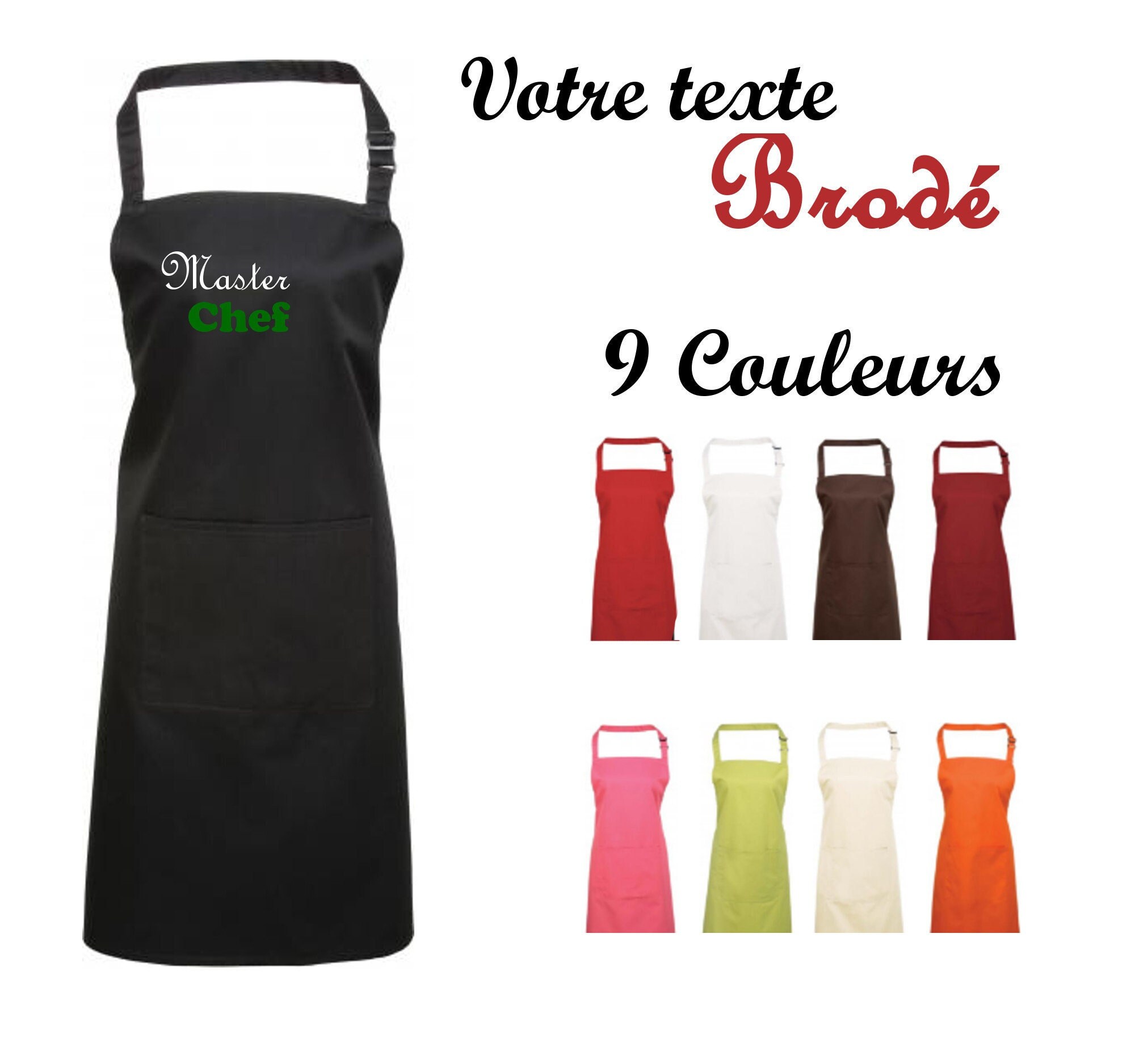 Tablier Personnalisé, Tablier Cuisine Personnalisable