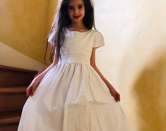 robe blanche fille 12 ans