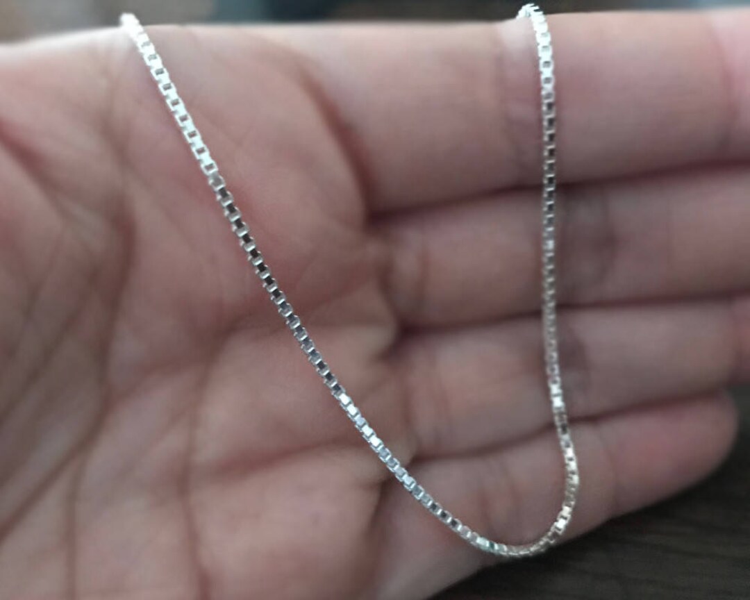 Venetian Knit Silver Chain 50 Cm Inches Etsy Venetian Knit Silver Chain 50 Cm Inches Etsy