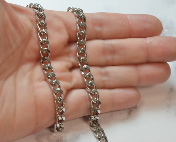 Chaine Acier Inoxydable Homme Chaine Gourmette 50 Cm Etsy 日本 Chaine Acier Inoxydable Homme Chaine Gourmette 50 Cm Etsy 日本