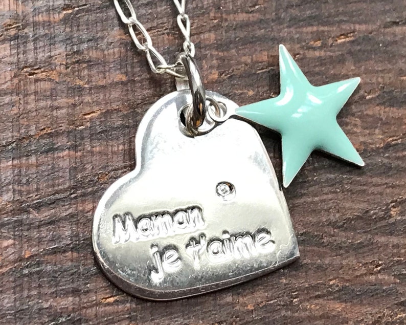 sterling silver mom necklace