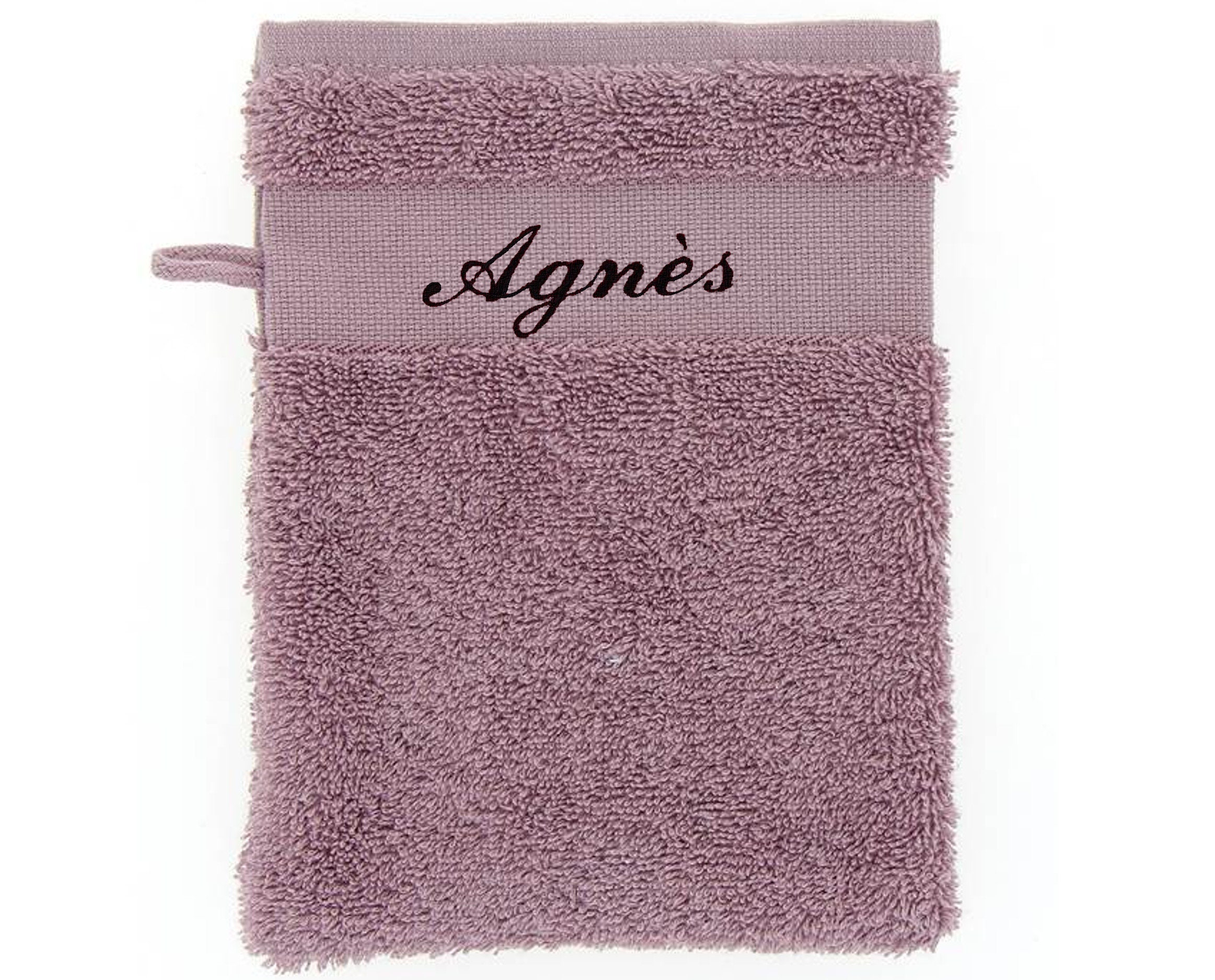 Gant de Toilette Brodé, Gant Personnalisable