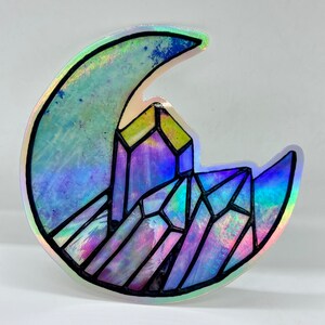 Stained Glass Holographic Sticker