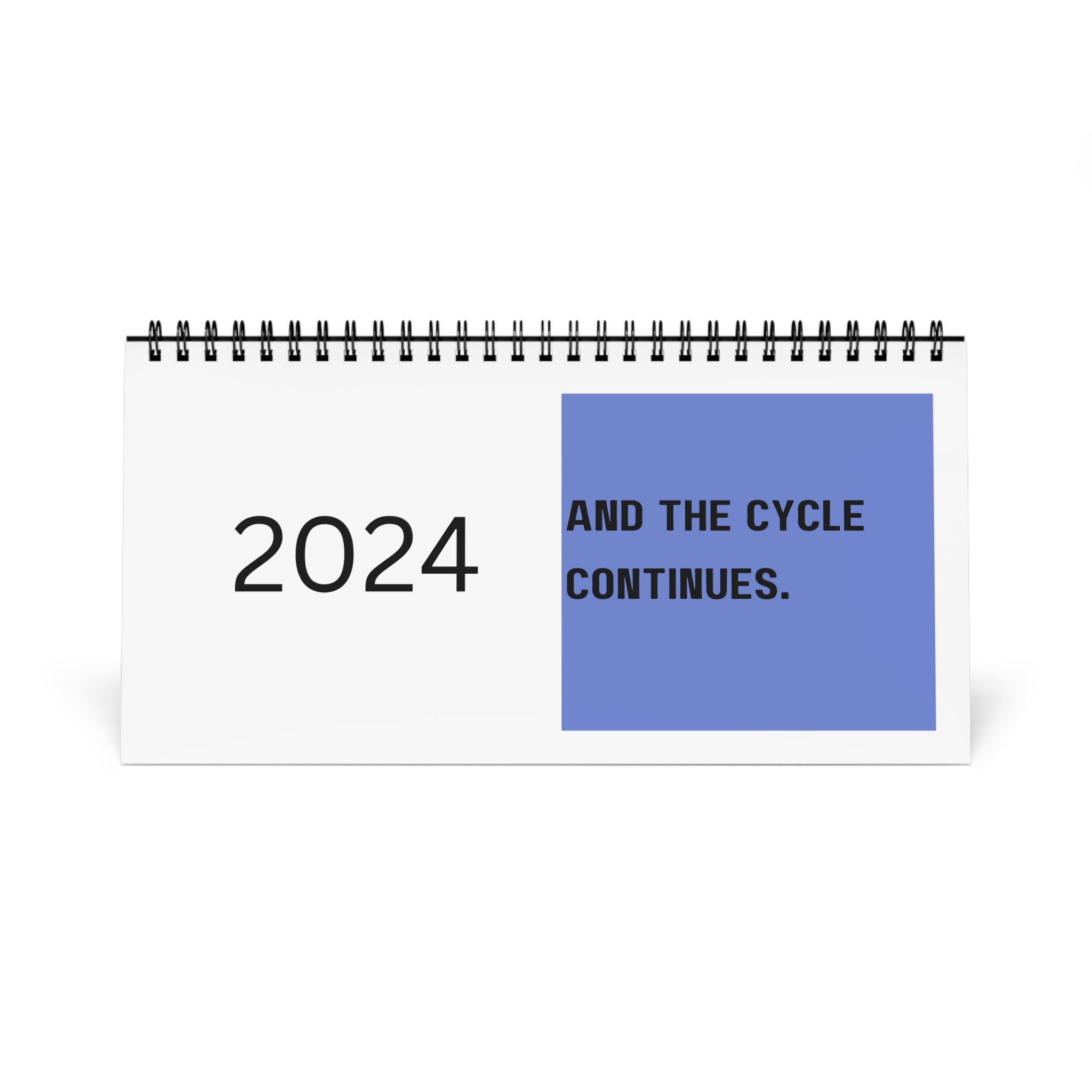 Witty 2024 Office Desk Accessory Calendar Flip Calendar Standing