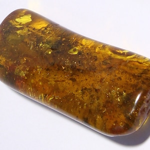 Huge Vintage Genuine Baltic Fossil Amber Brooch 25.4g (0.91 oz), renewed