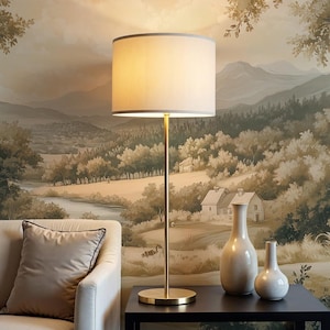 Nature Wall Mural – Tapestry Landscape Mural, Vintage Scenic Wallpaper, Farmhouse & Cottage Style VM82
