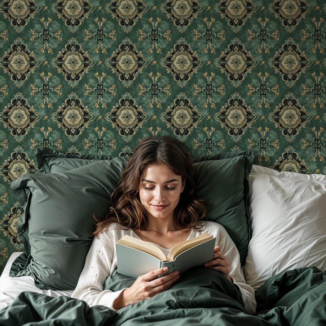 Bohemian Floral Wallpaper – William Morris Peel and Stick, Vintage ...