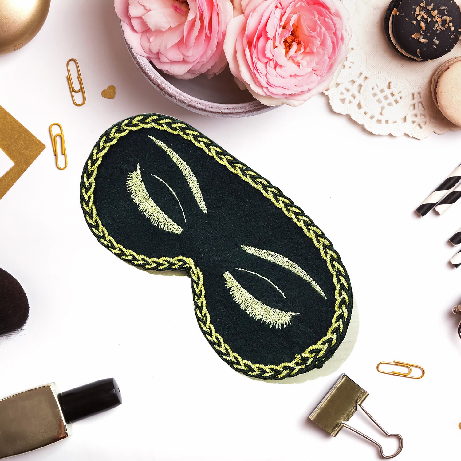 Black Audrey Hepburn Sleep Mask Breakfast at Tiffany's Eye Etsy