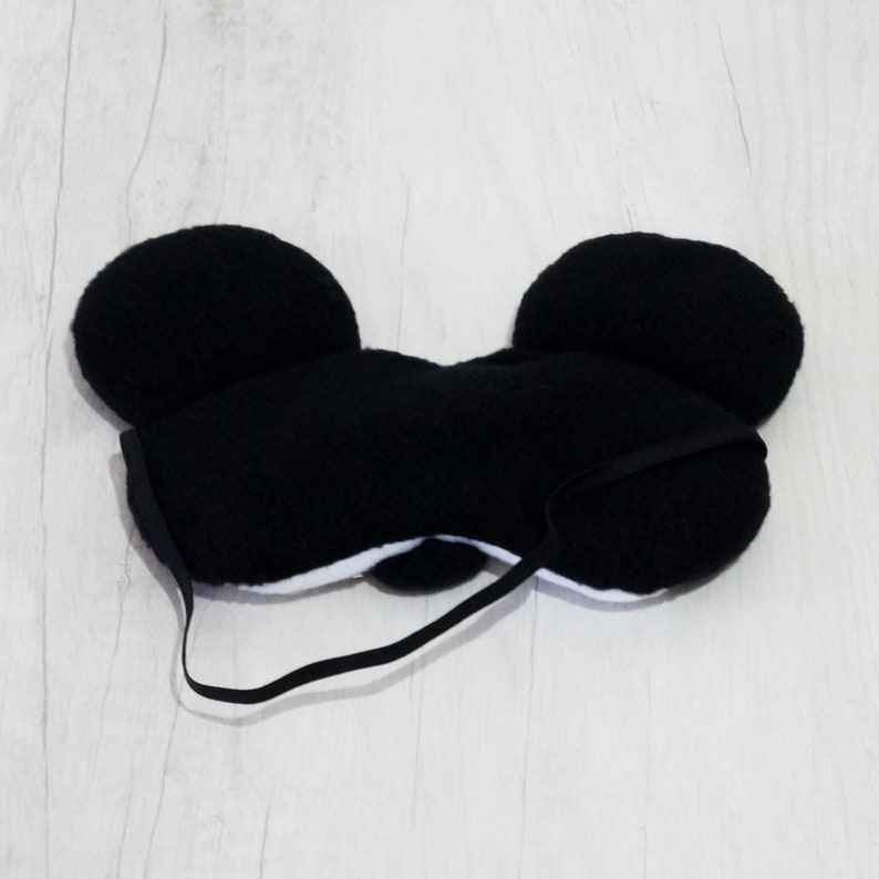 Mickey Mouse Sleep Mask Fluffy Sleeping Mask Mickey Mouse Gift Fleece Eye Mask Sleep Mask for Women Gift For Girl Kids Eye Mask Sleep