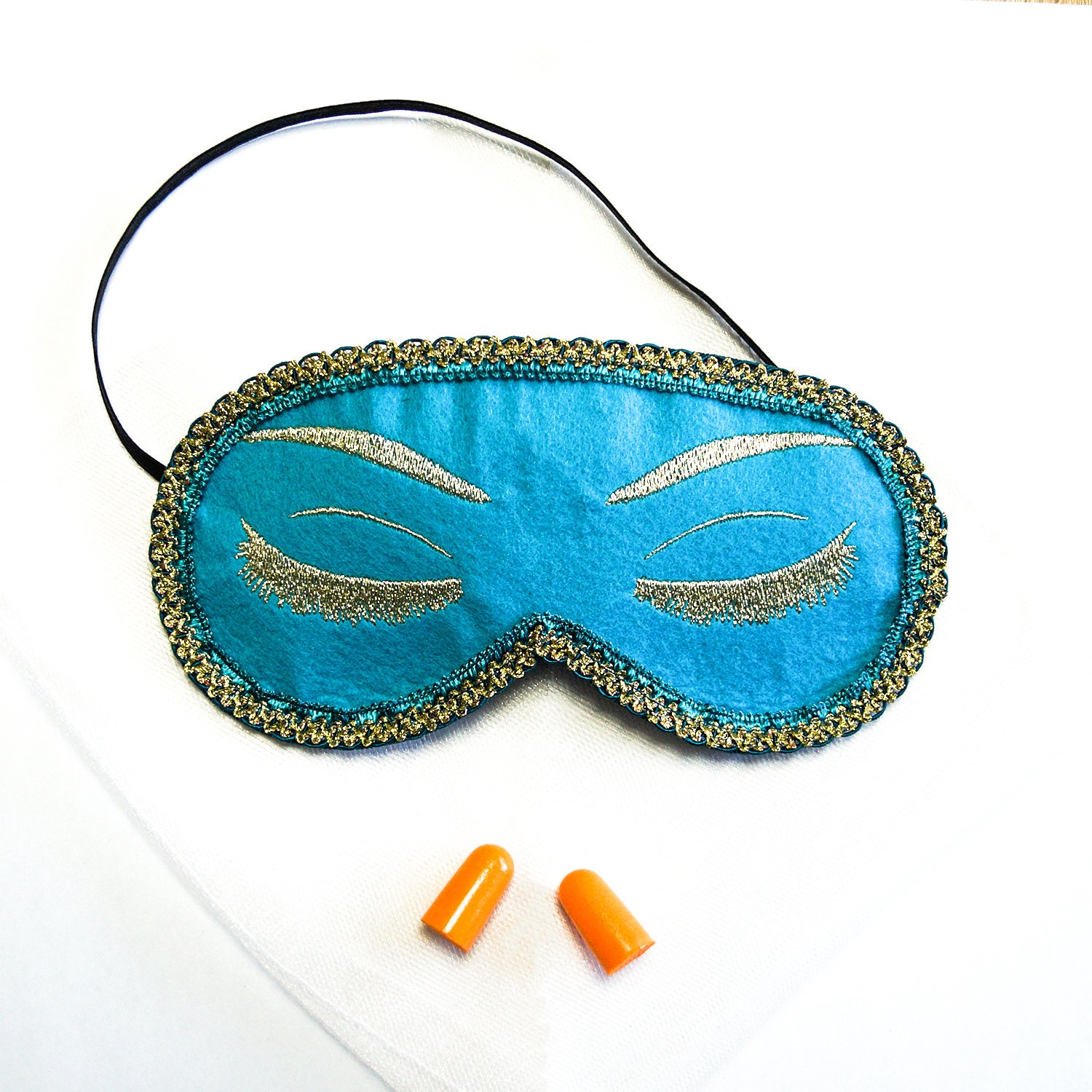 Teal Breakfast at Tiffany's Eye Mask Holly Golightly Sleep Etsy