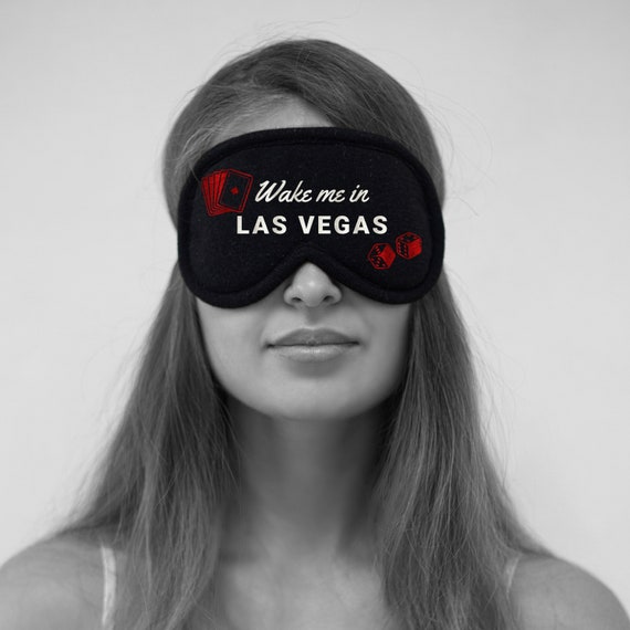 Wake Me in Las Vegas Sleeping Mask Vegas Bride Bachelorette Party Favors Bridesmaid Sleep Mask Vegas Sleep Mask Etsy Ireland