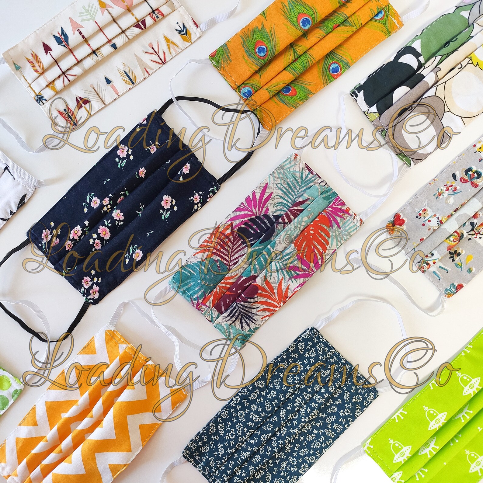 DnD Face Mask Dungeons and Dragons Mask Set for Couples 2 Etsy