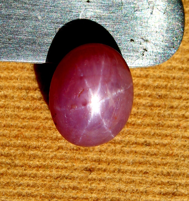 Ruby Star Mysore six Line Star Oval Shape Cabochon Loose Oval Cab Handmade Stone Star Ruby Jewelry Gemstone Cabs