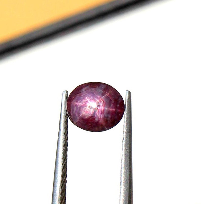 1 PCS Natural Star Ruby Gemstone Star Ruby Cabochon 6 Ray Star Ruby Gems Loose Ruby Cabs For Jewelry Making Ruby Cabs