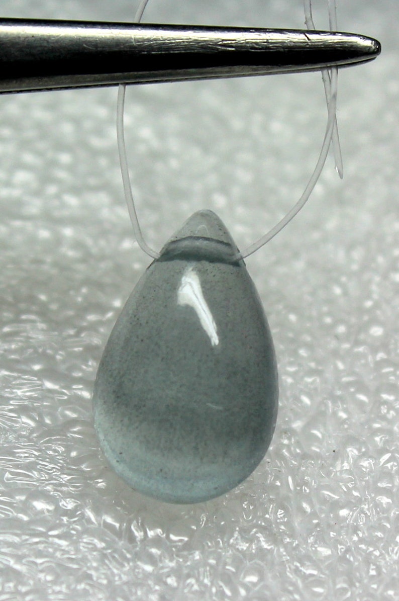 100/% Aquamarine Cabochon Gemstone Drilled Aquamarine Pear Cabs Natural Aquamarine Drilled Pendant Cab Aquamarine Cabochon 9X14 MM