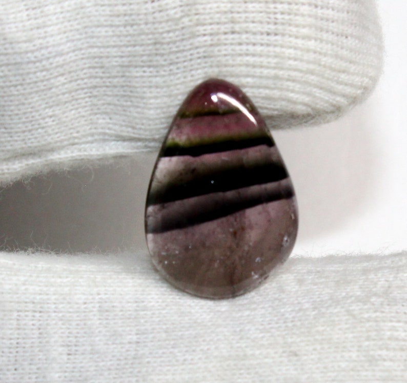 Natural Tourmaline Gemstone 7.30CTS Tourmaline Slice Tourmaline Cabochon Tourmaline Tourmaline Gemstone Loose Gemstone Jewelry Making