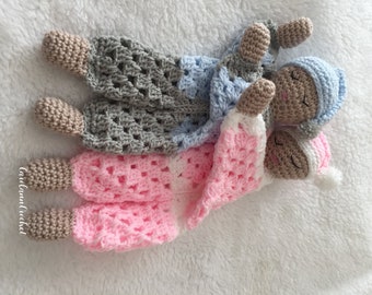 crochet granny hexy doll pattern