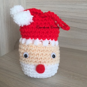Crochet Chocolate Orange Holder Father Christmas Pattern (Digital download only) PDF