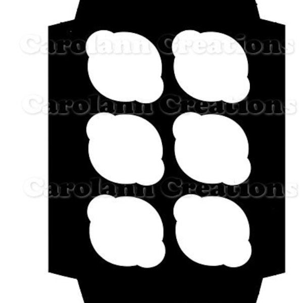 Mini Cupcake Insert Svg Etsy