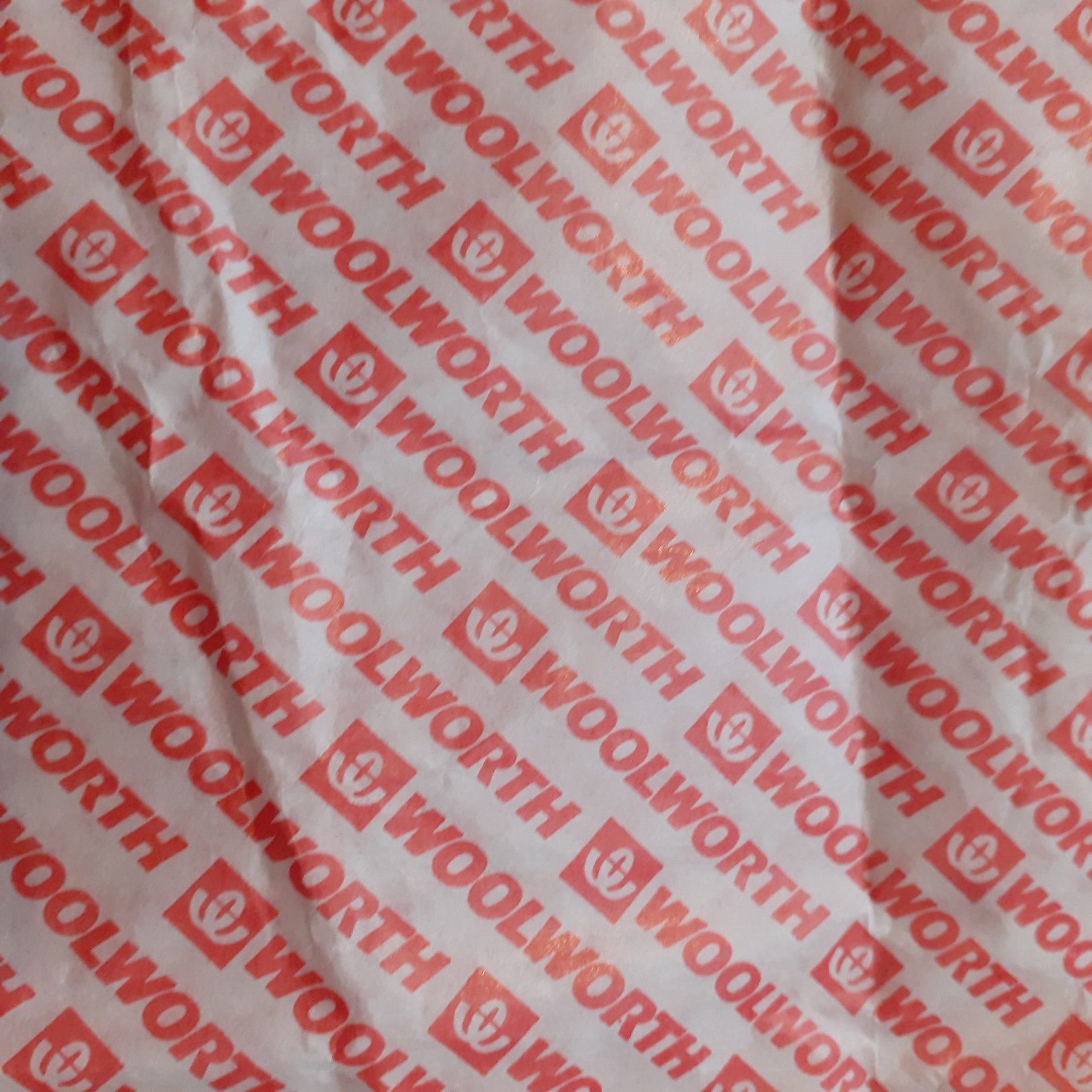 Vintage paper Woolworths bag Etsy
