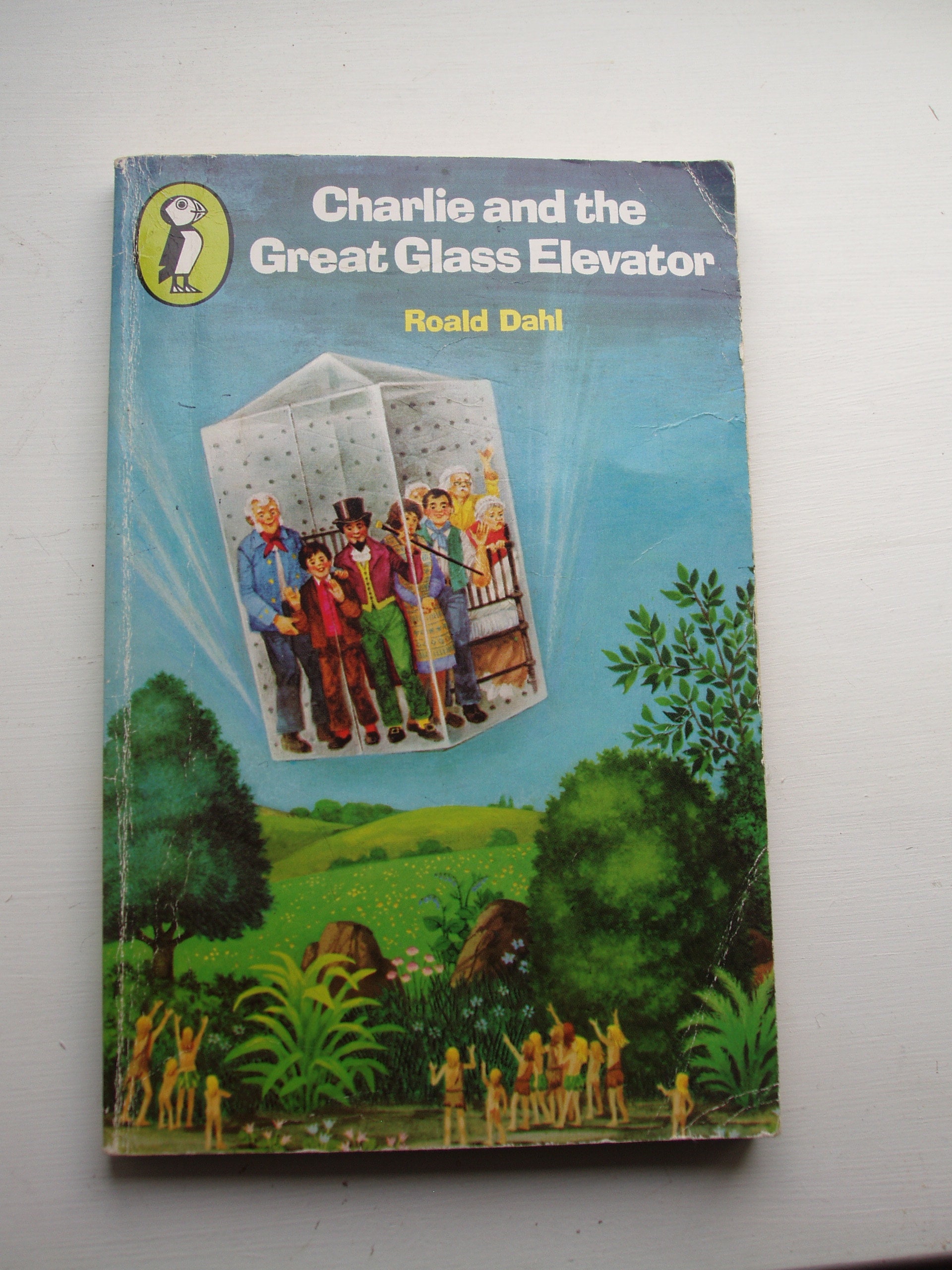 Vintage Charlie and the Glass Elevator Book Roald Dahl Etsy