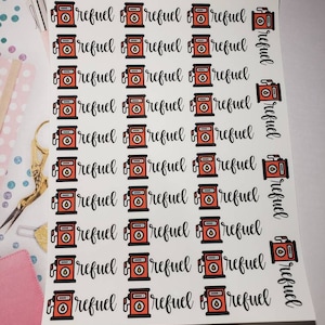 Refuel Planner Stickers, Fill Up Tank Planner Stickers, Gas Tank