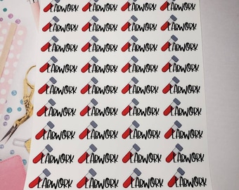 Lab Work Planner Stickers,  Fasting Blood Work Planner Stickers
