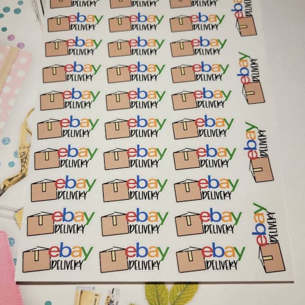 Ebay Delivery Planner Stickers