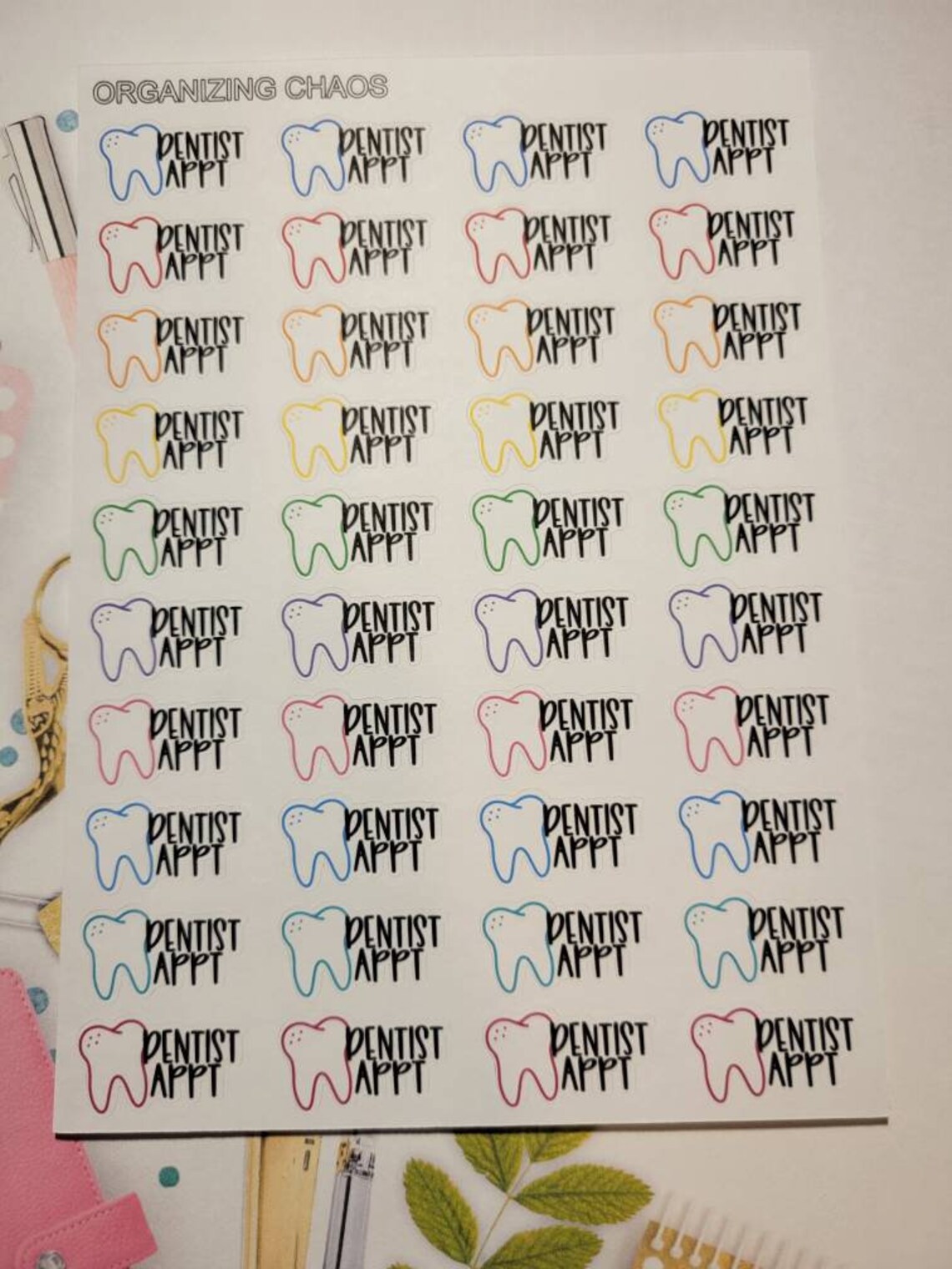Dentist Appointment Planner Stickers - Etsy