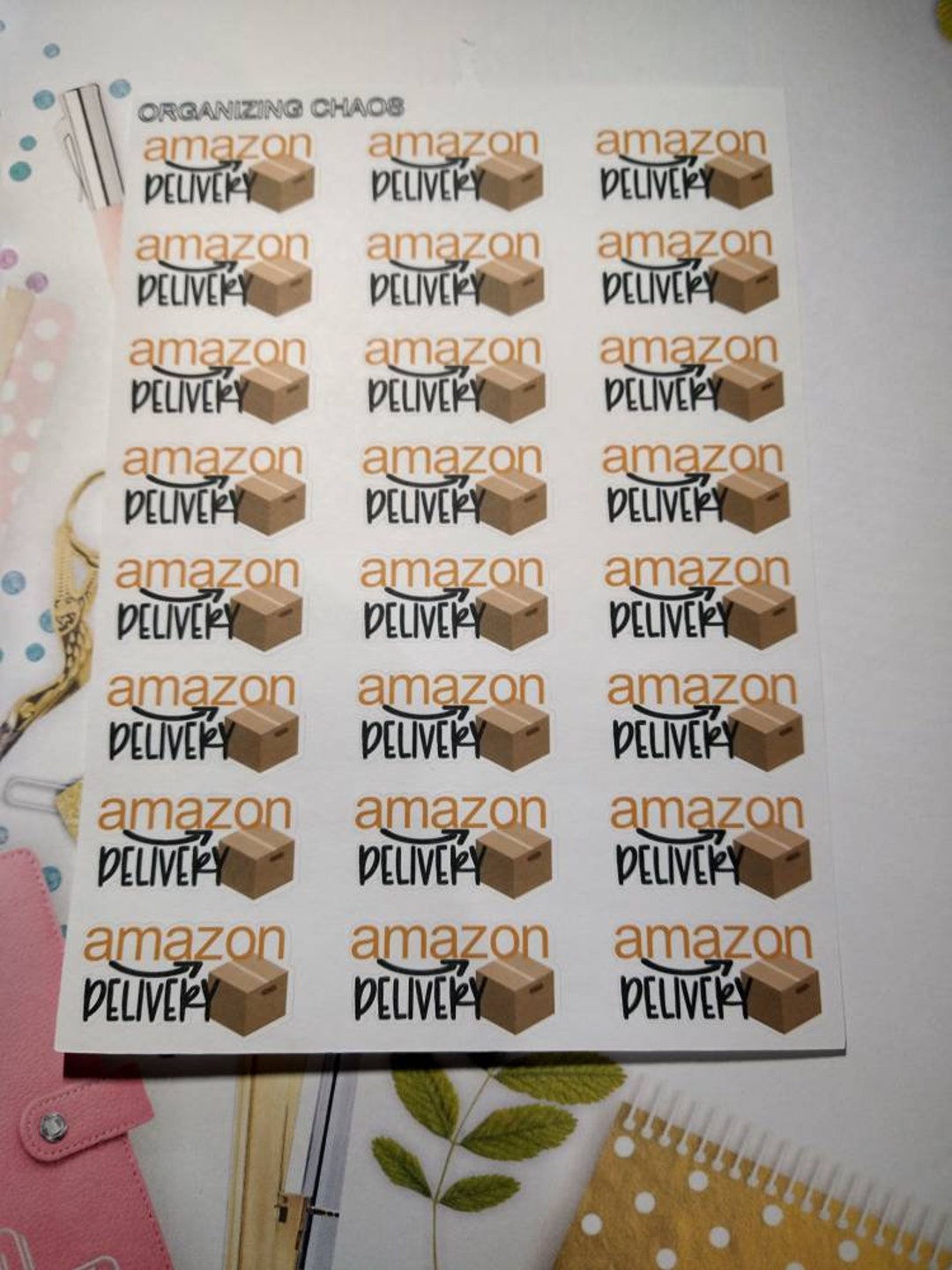 Amazon Delivery Planner Stickers, Amazon Inspired Planner Stickers Etsy