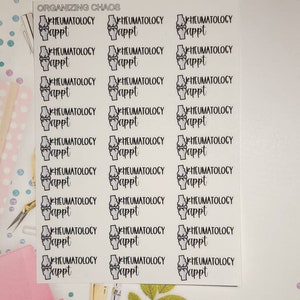 Rheumatology Appointment Planner Stickers