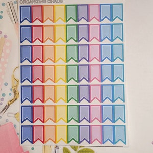 Flags, Label Planner Stickers