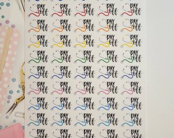 Day Off Planner Stickers,  Nurse, Doctor, Respiratory Therapist, Medical Assistant, PCA, EMT
