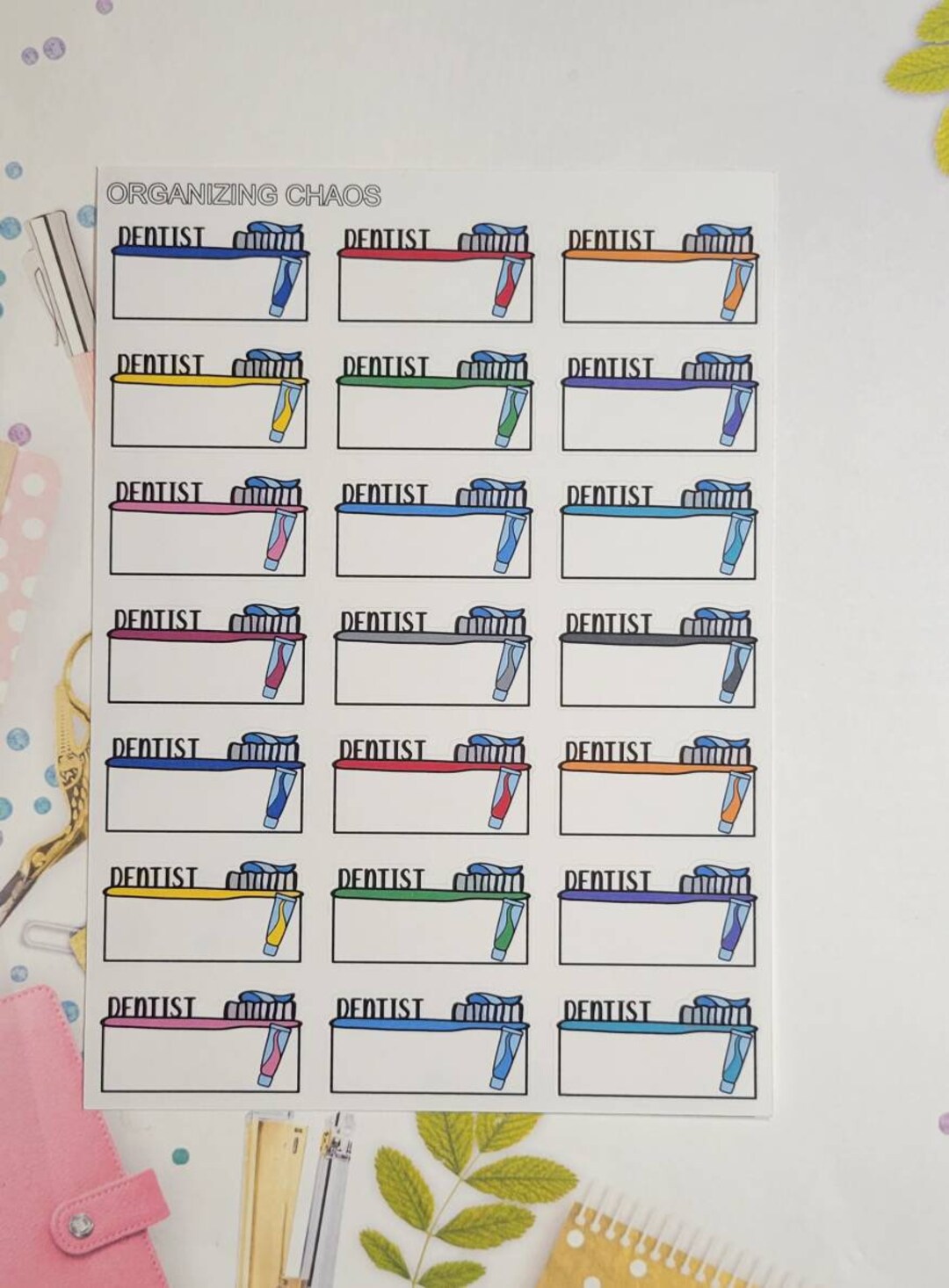 Dentist Appointment Planner Stickers - Etsy