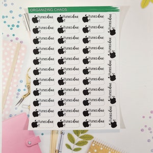 Itunes Planner Stickers, Budgeting Planner Stickers