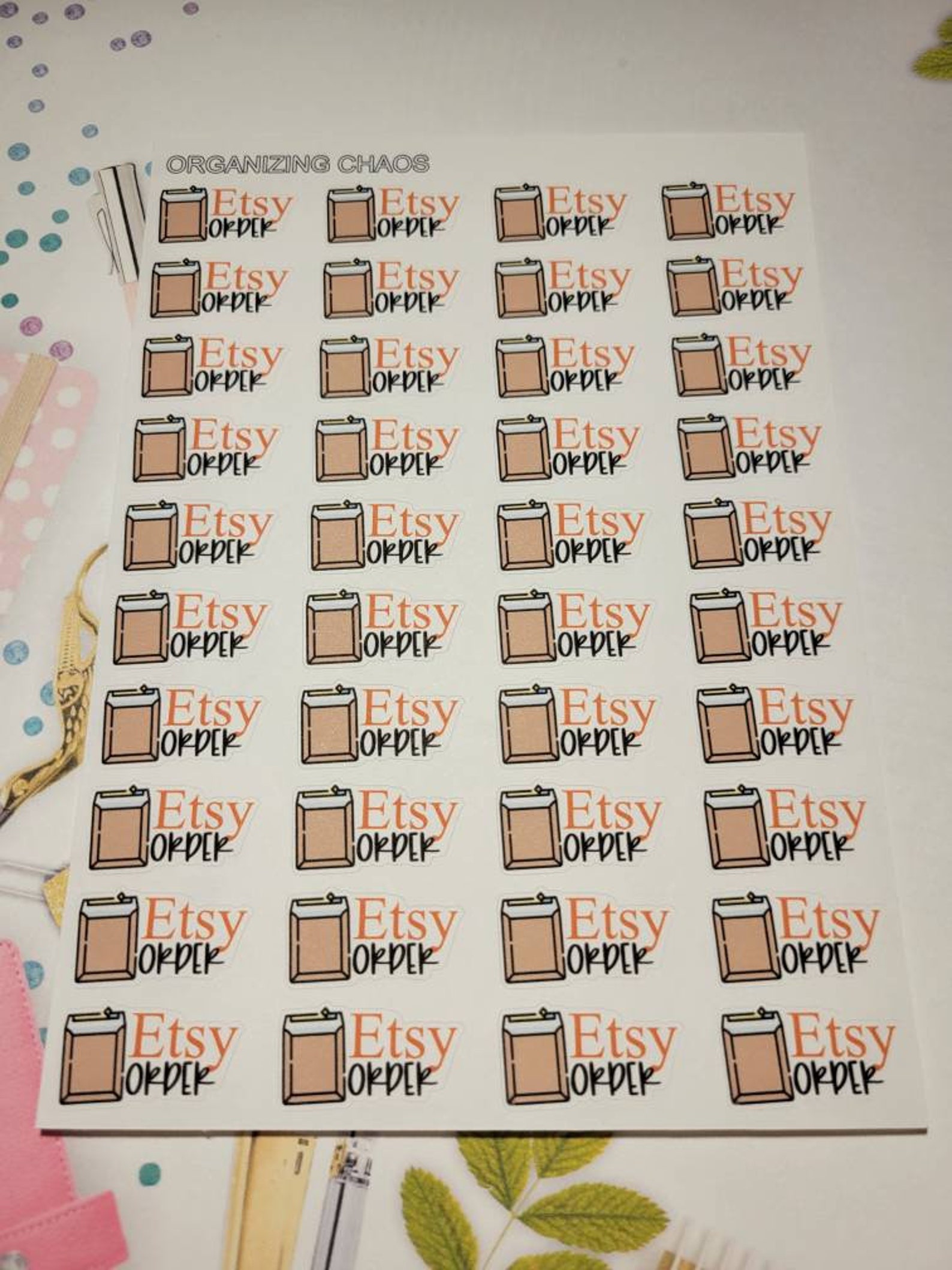 Etsy Delivery Planner Stickers Etsy Order Planner Stickers Etsy