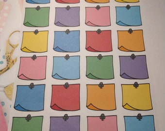 Post It Planner Stickers