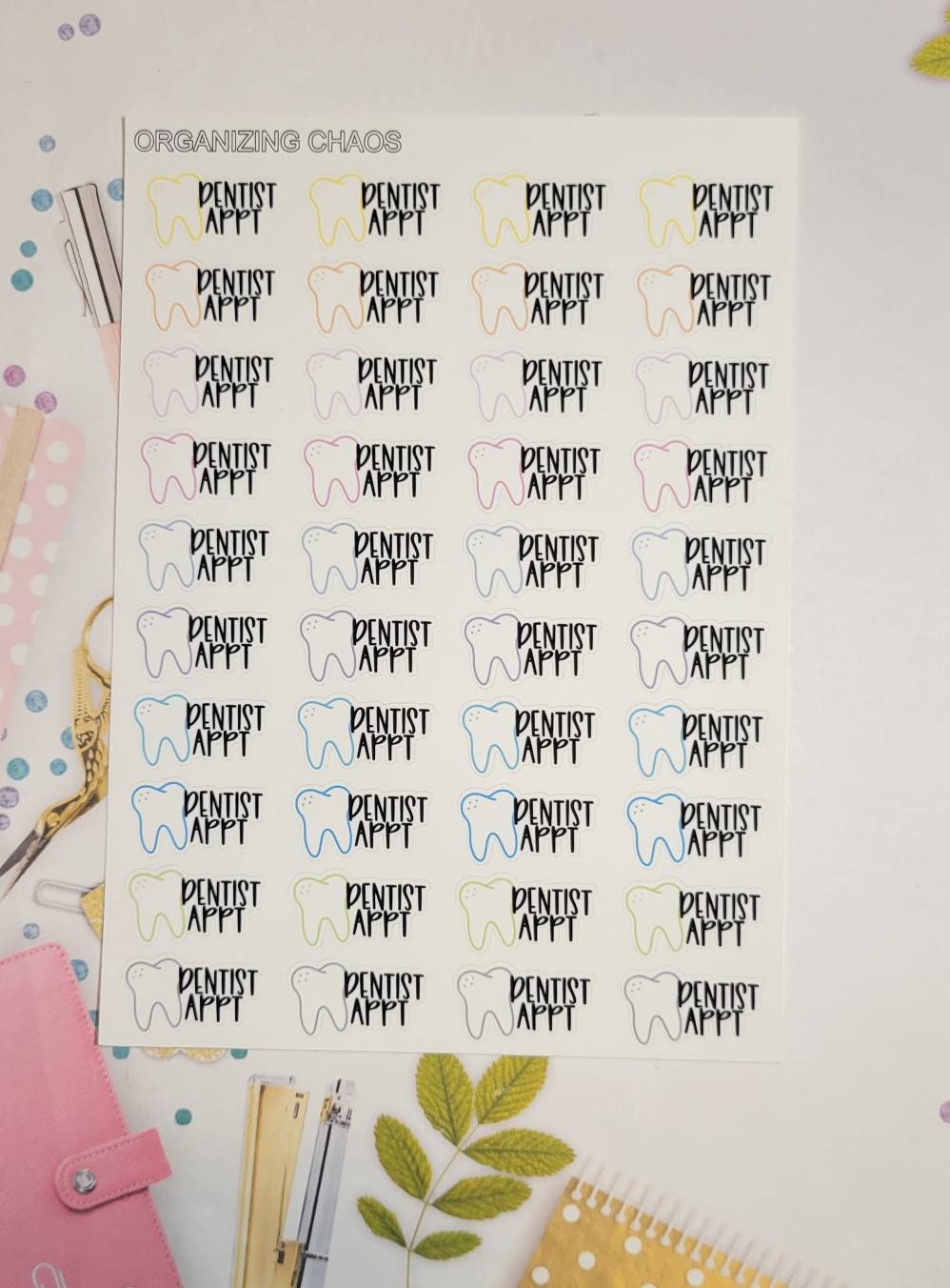 Dentist Appointment Planner Stickers - Etsy