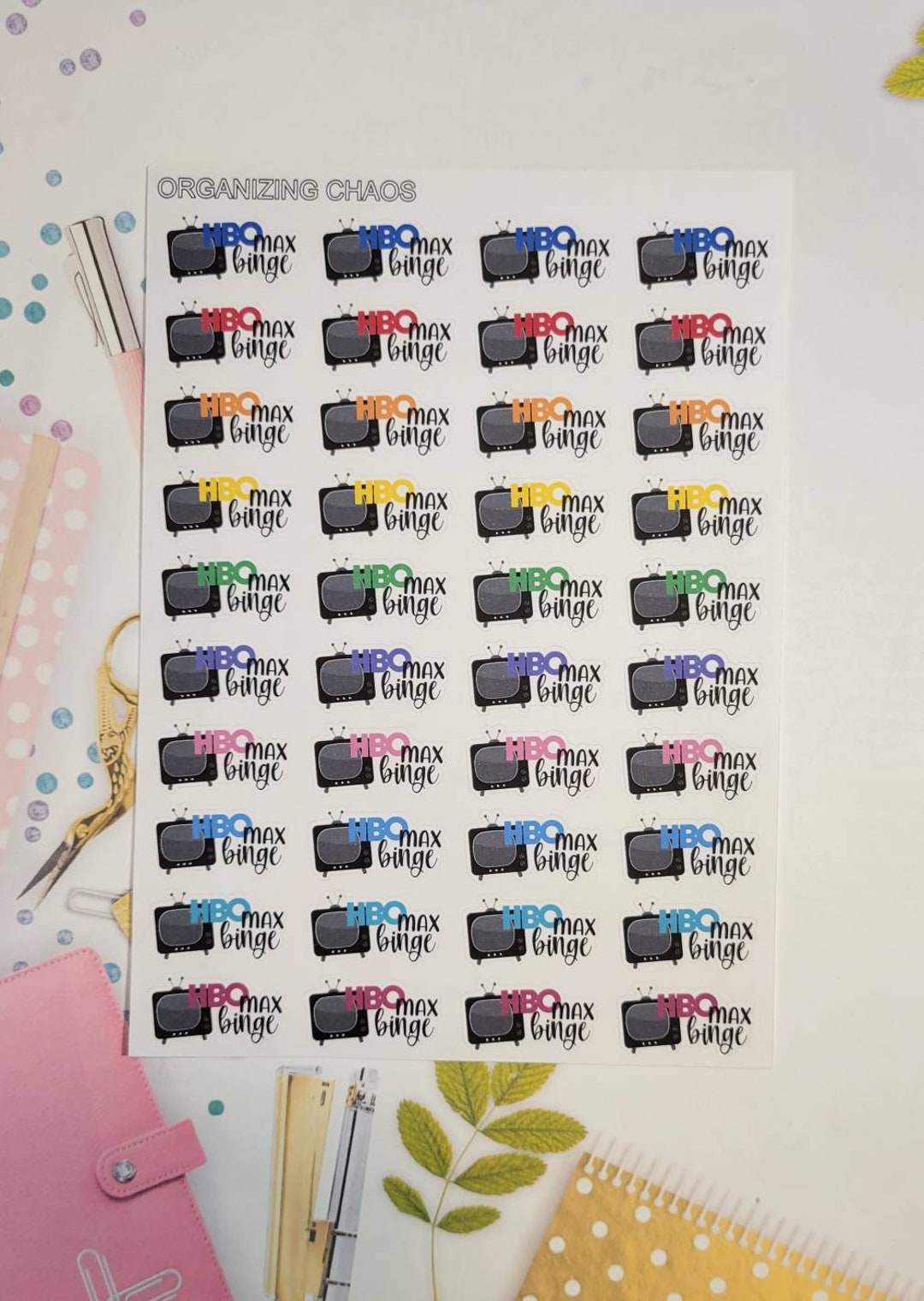 HBO Binge Planner Stickers - Etsy