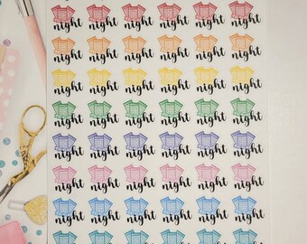 Bingo Night Planner Stickers