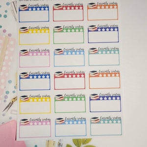 Currently Reading Planner Stickers