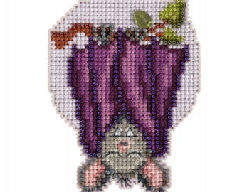 Mill Hill Cross Stitch Bead Kit- Batty