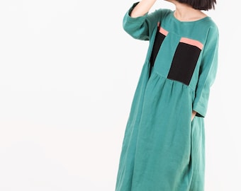 Vuillard linen dress 3