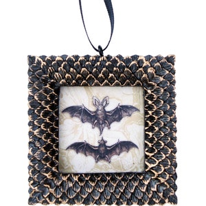 Fledermäuse Ornament | Viktorianische Gothic Weihnachts- / Halloween Dekoration | Zauber | Gothic Weihnachtsdekor | Gruseliger Urlaub | Viktorianischer Vampir | Geschenk
